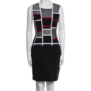 Tadashi Shoji dress for Neiman Marcus with Mesh details Sz 2 NWOT
